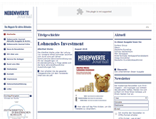 Tablet Screenshot of nebenwerte-journal.de